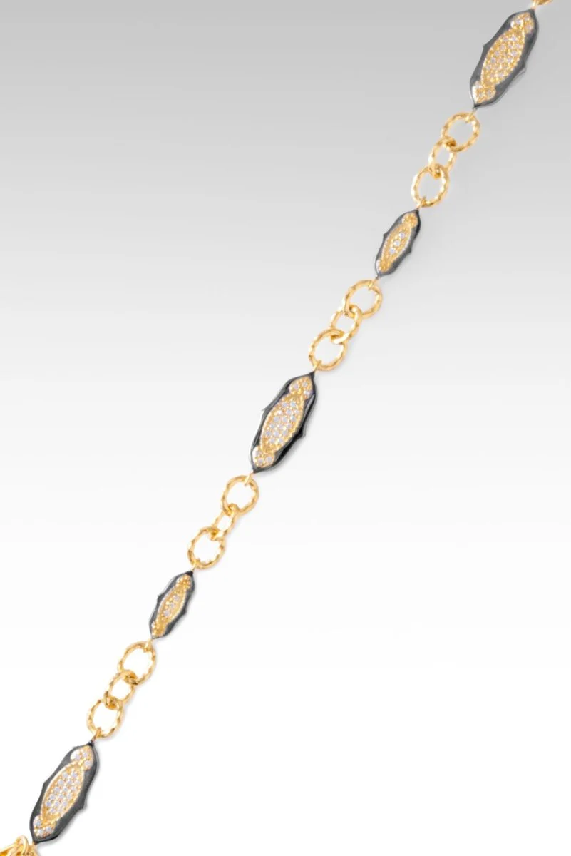 18K Gold Passionate Promises Bracelet™ in White Zircon - Image 2