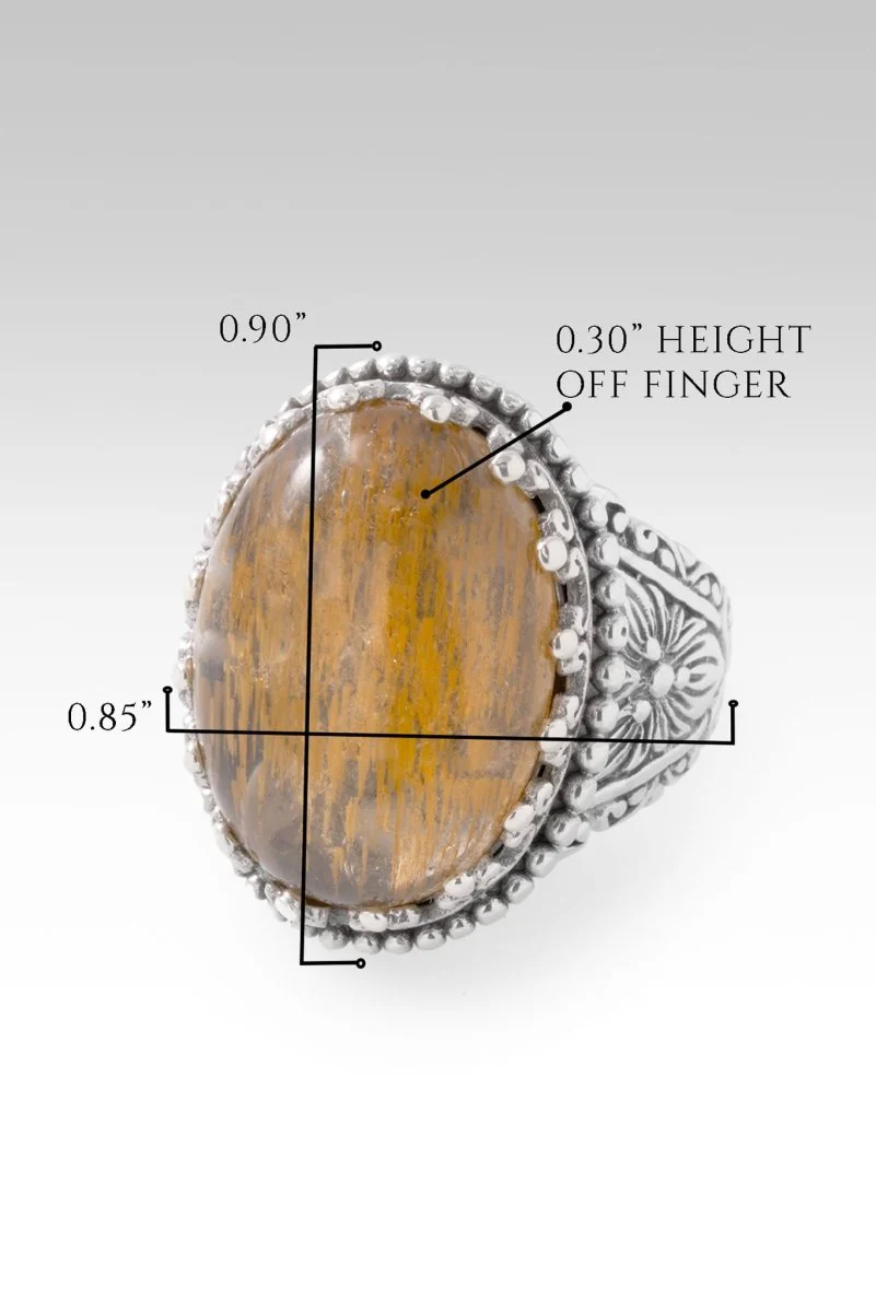All Creation Sings Ring II™ in Cacoxenite - Image 6