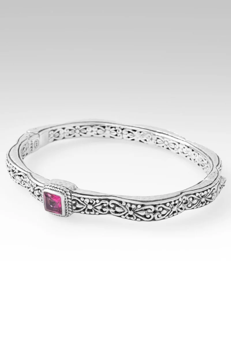 Blessed Assurance Bangle II™ in Pure Pink™ Mystic Topaz