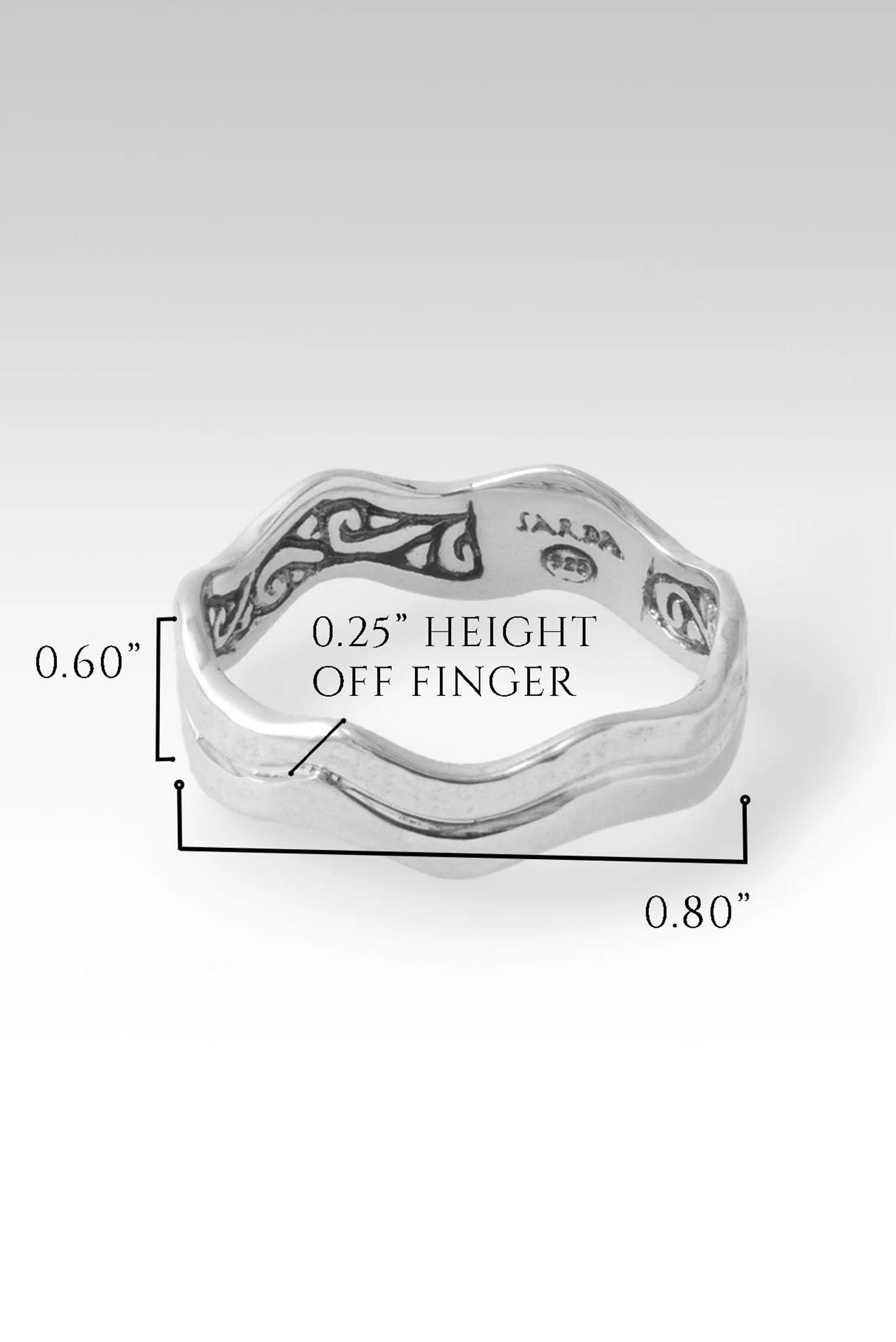 Blessed Journey Ring™ in Hammered - Image 5