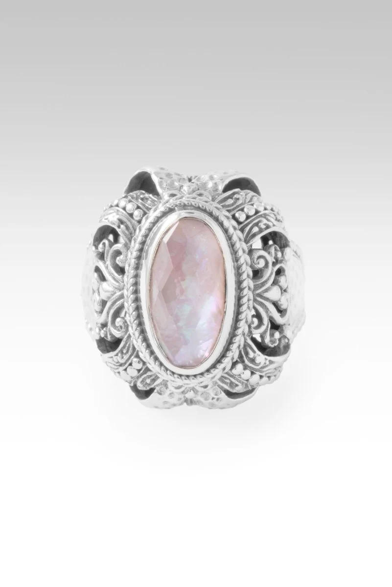 Blessings Enrich Ring™ in Pink Opal Mother Of Pearl Quartz