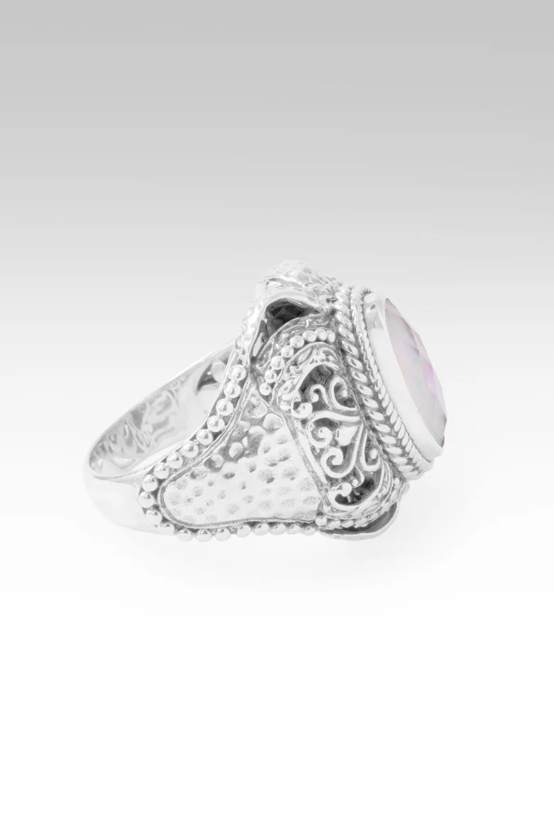 Blessings Enrich Ring™ in Pink Opal Mother Of Pearl Quartz - Image 3