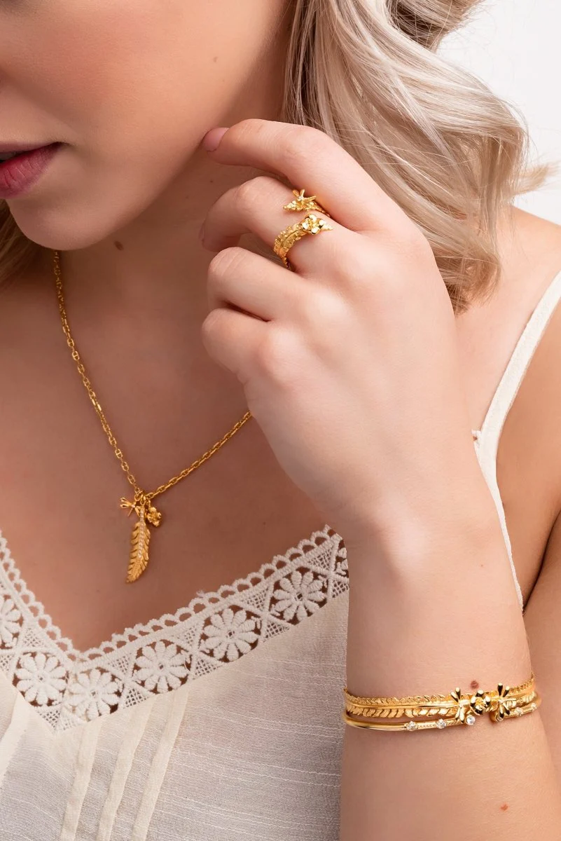 18K Gold Changes Within Ring™ in White Zircon - Image 2