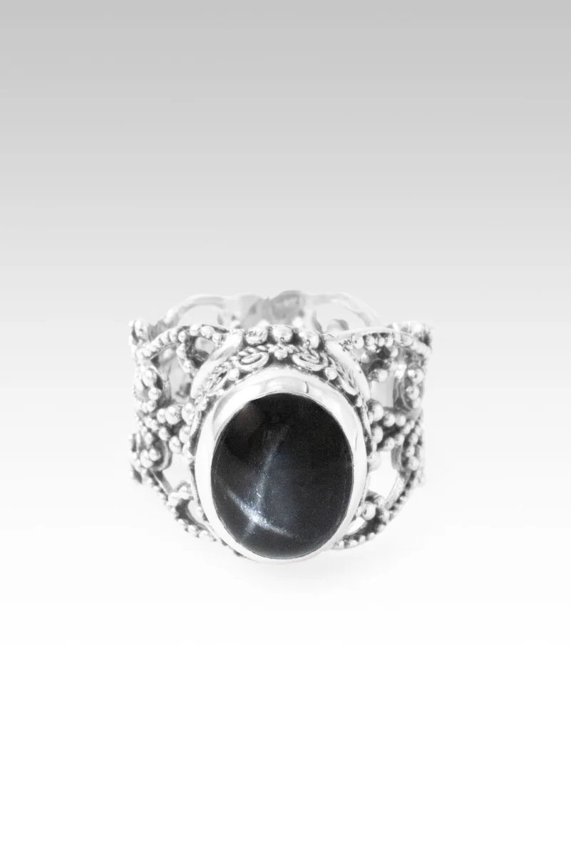 Counting My Blessings Ring™ in Black Star Diopside