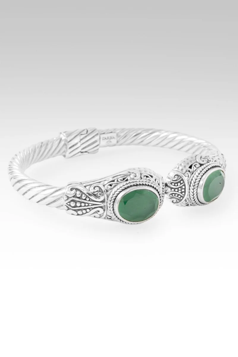 Cup Overflowing Tip-To-Tip Bracelet™ in Green Quartz - Image 2