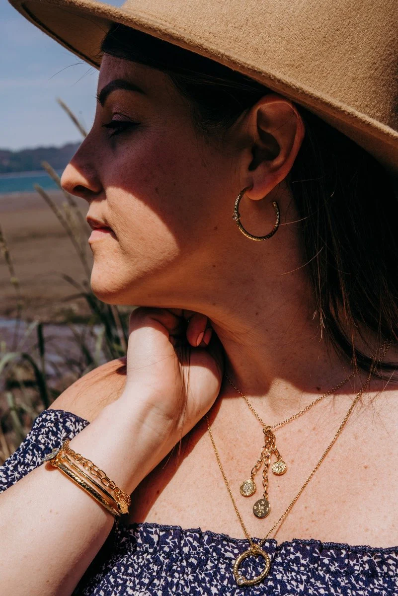18K Gold Direct My Path Necklace™ in White Zircon - Image 2