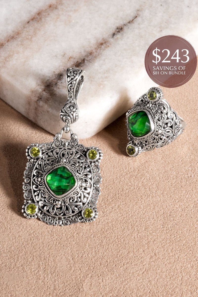 Emerald Green Abalone Bundle