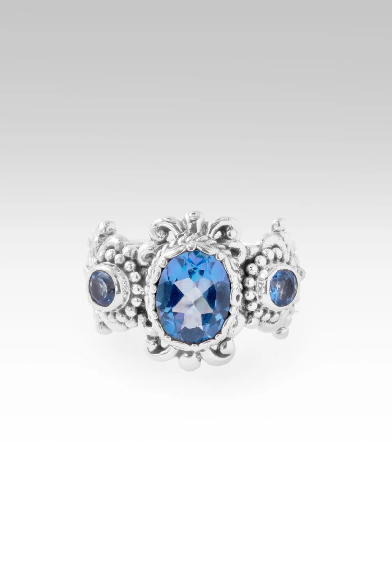 Endless Faithfullness Ring™ in Royal Bali Blue™ Mystic Topaz