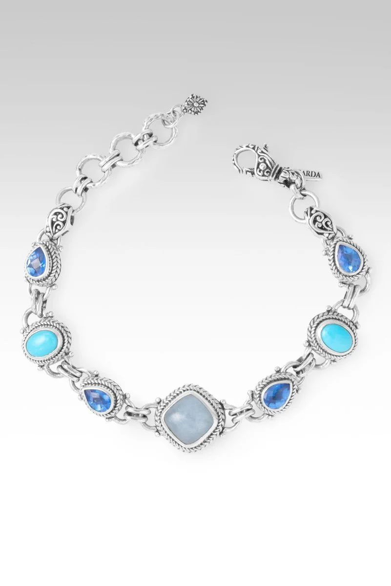 Endless Wonder Bracelet™ in Aquamarine, Sleeping Beauty Turquoise & Royal Bali Blue™ Mystic Topaz