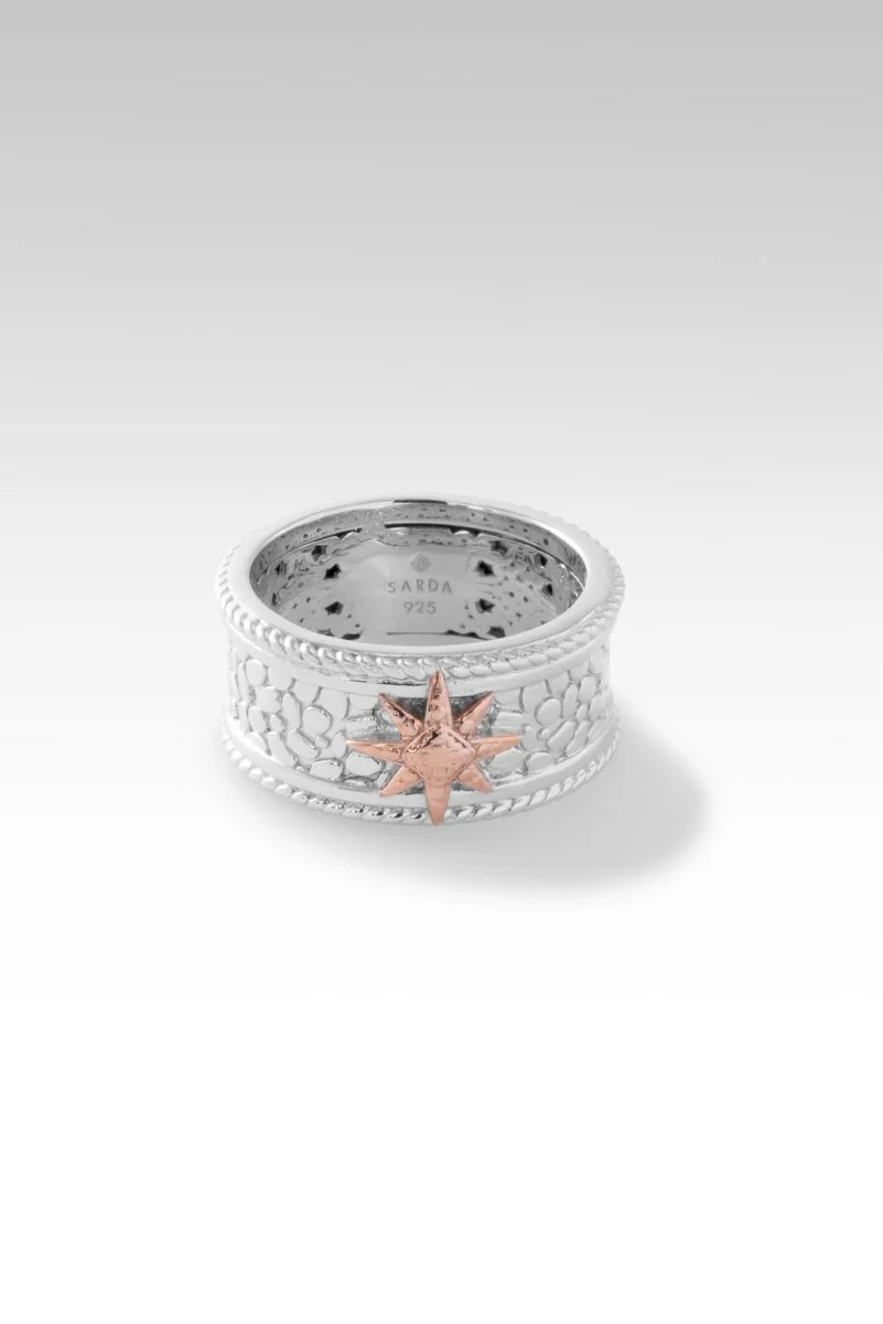 Faith Bursting Ring™ in 18K Rose Gold Over Sterling Silver