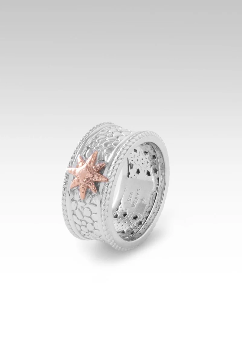 Faith Bursting Ring™ in 18K Rose Gold Over Sterling Silver - Image 4