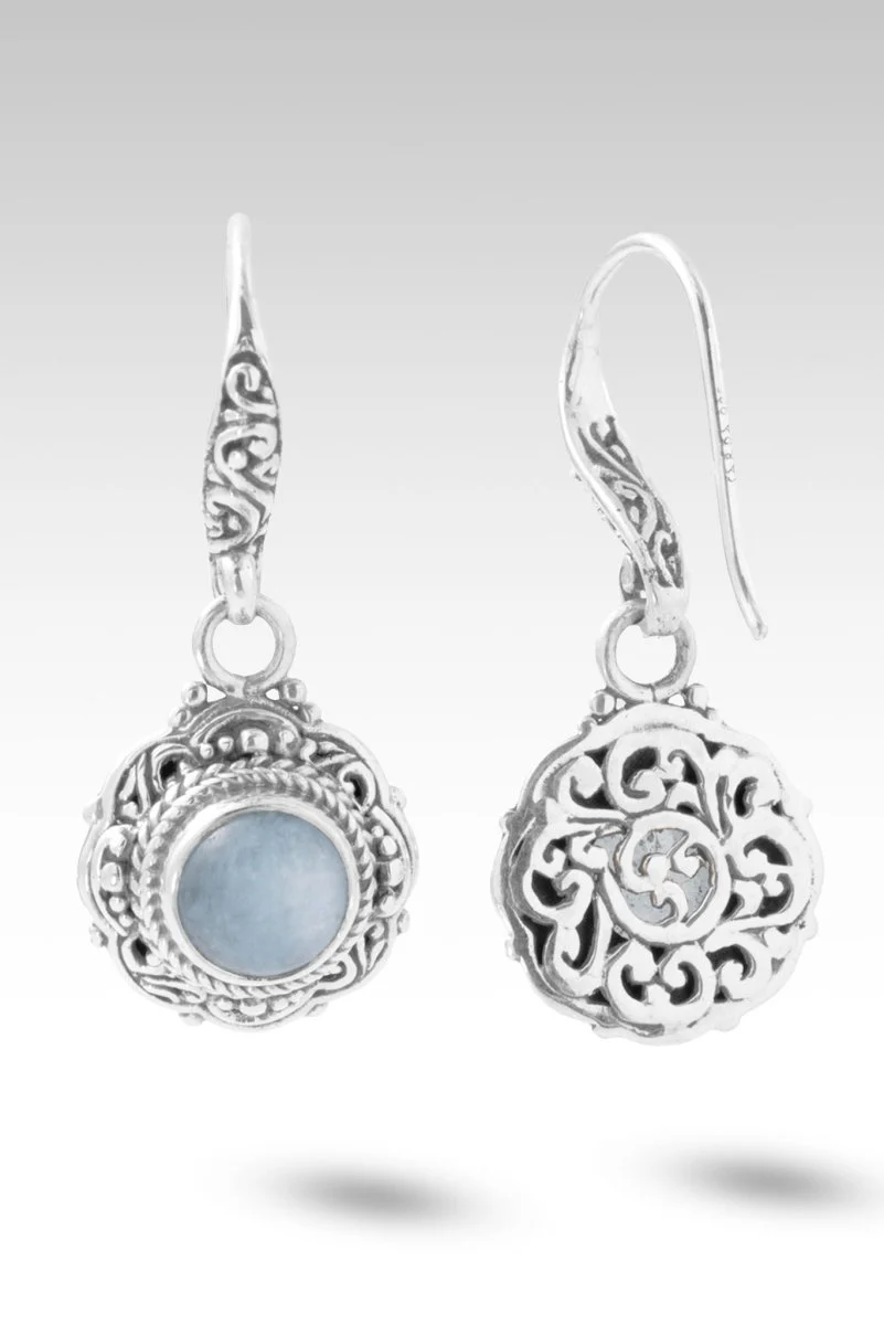 Faith Moves Mountains Earrings™ in Aquamarine - Image 2