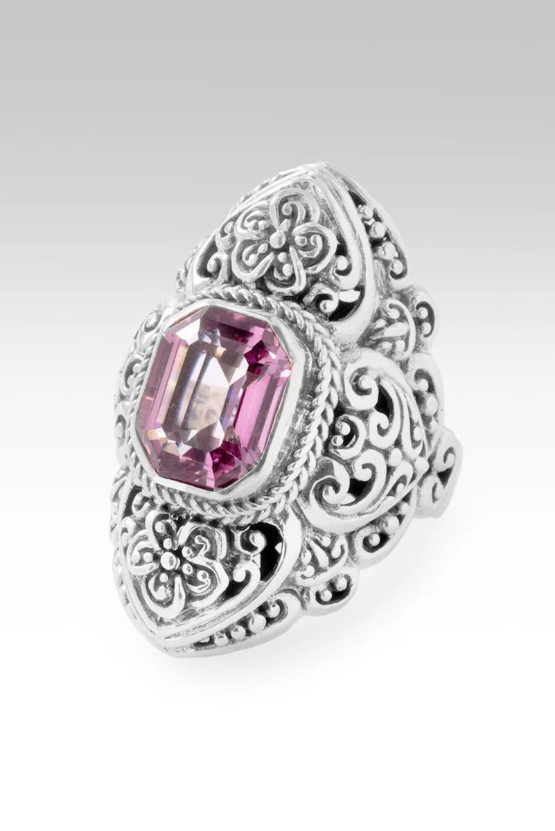 Faith Over Fear Ring III™ in Right Wave™ Mystic Quartz