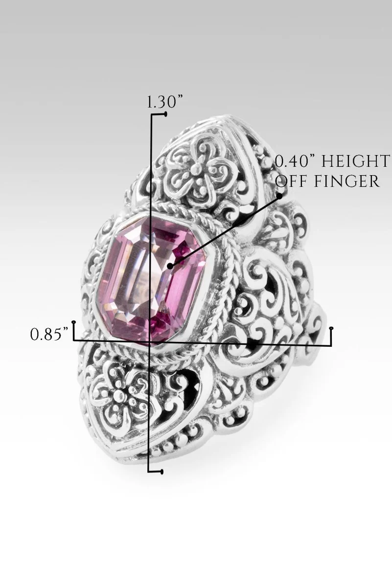 Faith Over Fear Ring III™ in Right Wave™ Mystic Quartz - Image 5