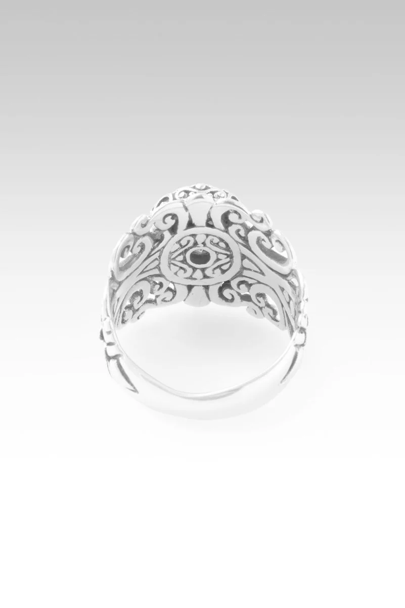 Faithful in Generations Ring™ in Sea Green Chalcedony Mother of Pearl Quartz - Image 3