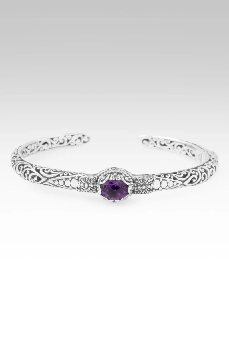Forever Yours Cuff Bracelet™ in African Amethyst