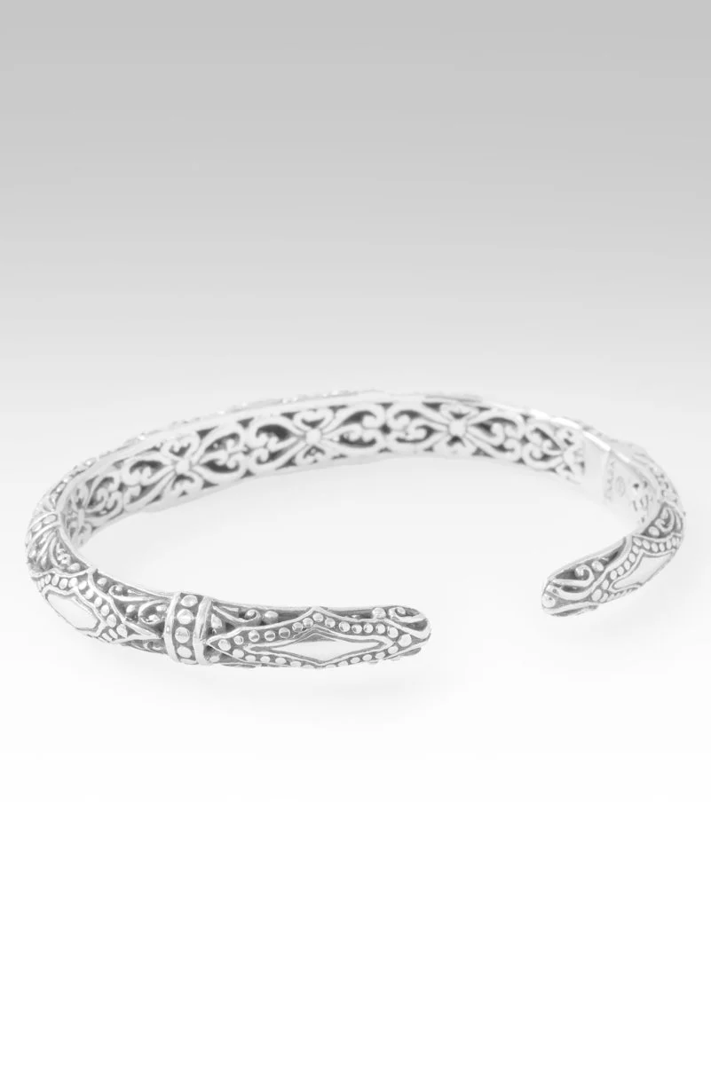 Forgiveness is Freedom Cuff Bracelet™ in Tree of Life & Hammered - Image 5