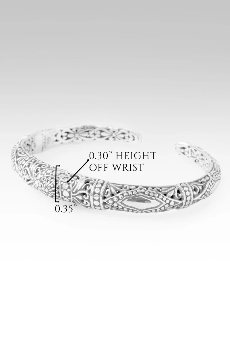 Forgiveness is Freedom Cuff Bracelet™ in Tree of Life & Hammered - Image 6