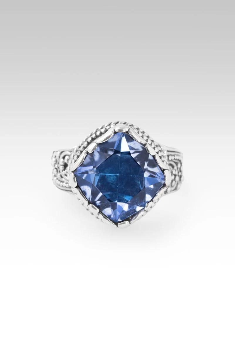 Gave It All Ring™ in Blue Lab Created Quartz