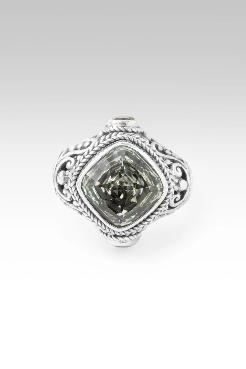 Glory To U Alone Ring™ in Prasiolite & Peridot - Image 4
