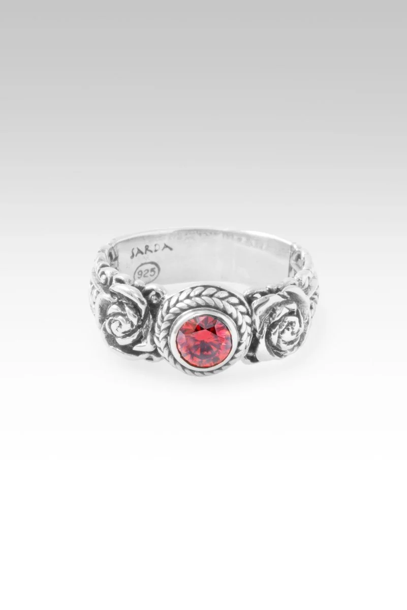 God Can Ring™ in Red Velvet Mystic Moissanite - Image 3