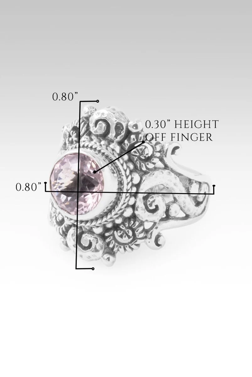 God Can & Will Ring II™ in Pink Cashmere™ Mystic Quartz - Image 7