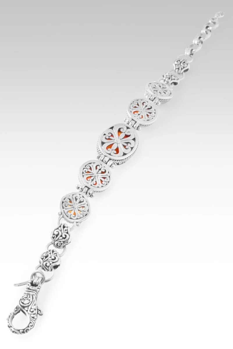God Is Able Bracelet™ in Banded Carnelian Agate & Carnelian - Image 4