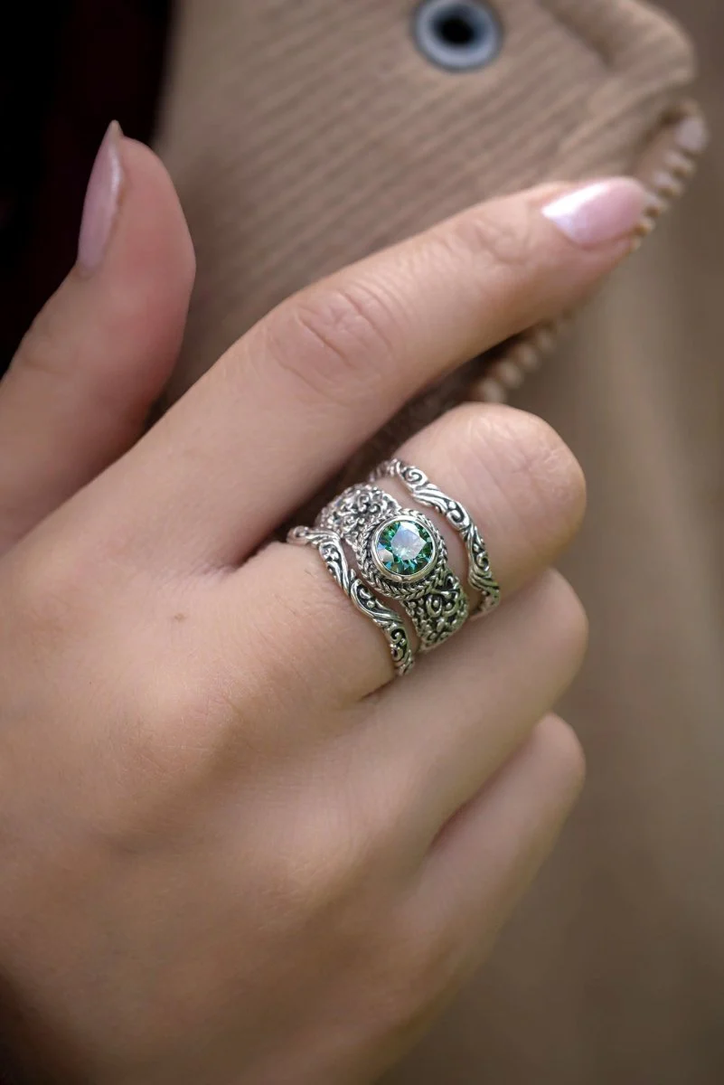 God Saves Ring™ in Bali Hai™ Mystic Moissanite - Image 2