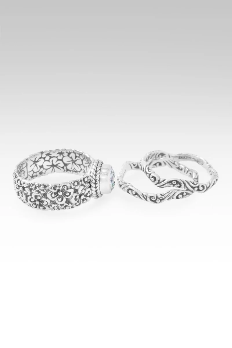 God Saves Ring™ in Bali Hai™ Mystic Moissanite - Image 4