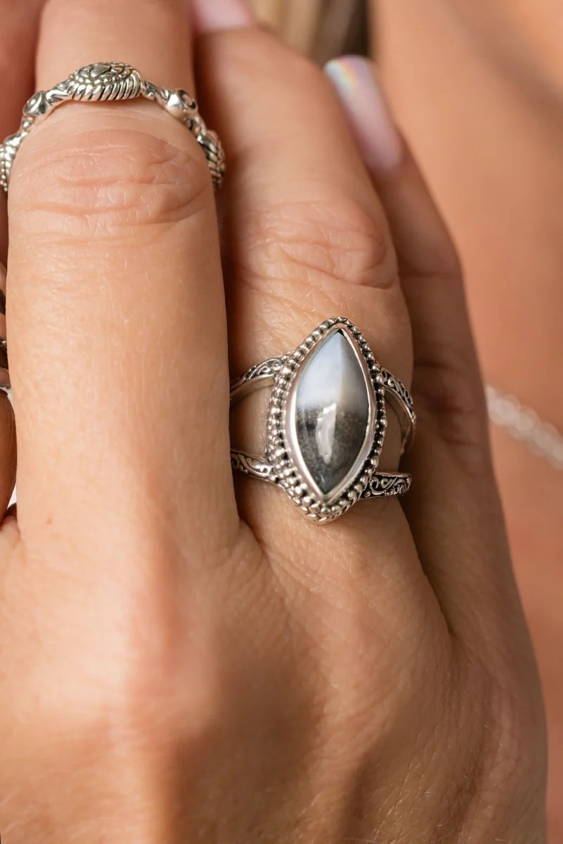 God's Lasting Promises Ring™ in Blue Banded Opal - Image 2