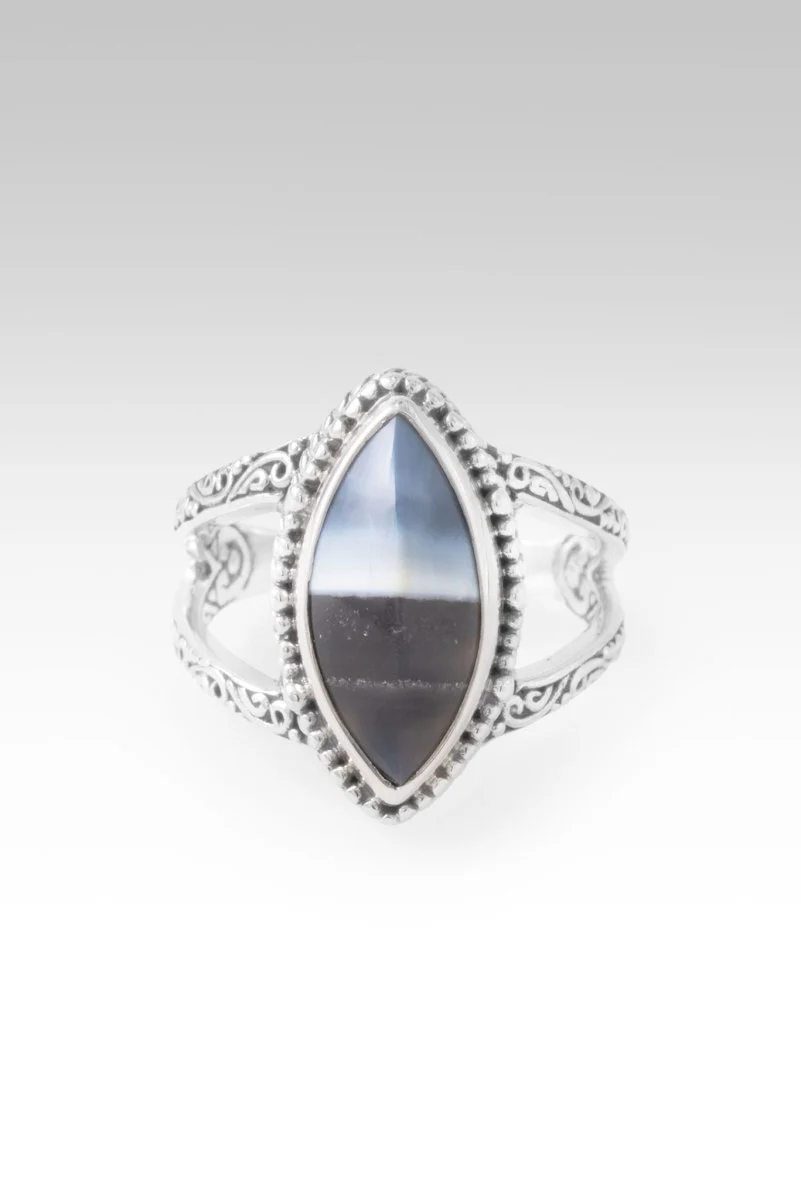 God's Lasting Promises Ring™ in Blue Banded Opal - Image 3
