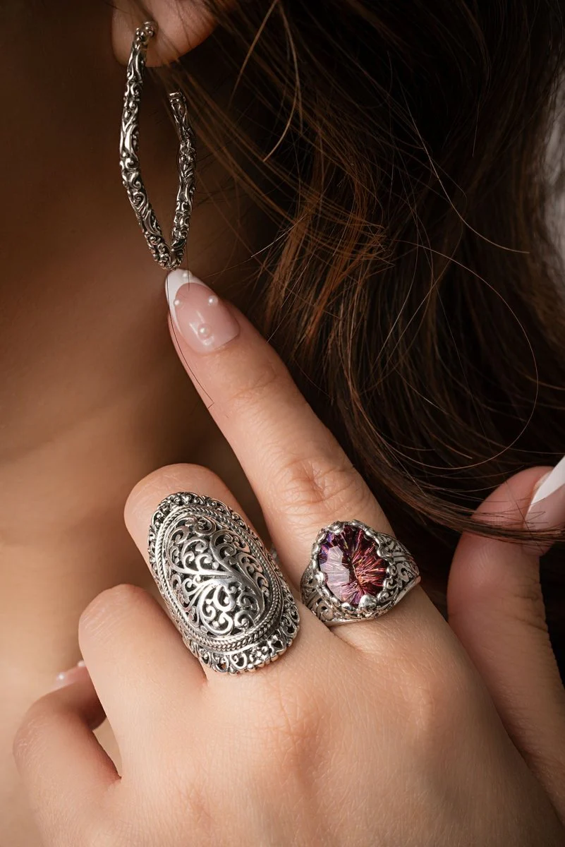 Graceful Strength Ring™ in Hayward's Muse™ Mystic Quartz - Image 2
