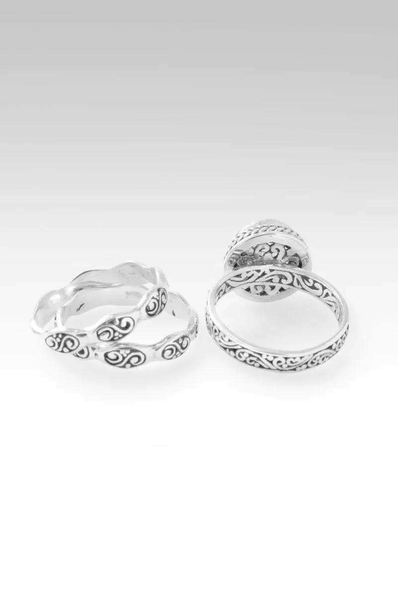 Grateful for Grace Ring Set of 3™ in Unusual Quirks™ Mystic Quartz - Image 4