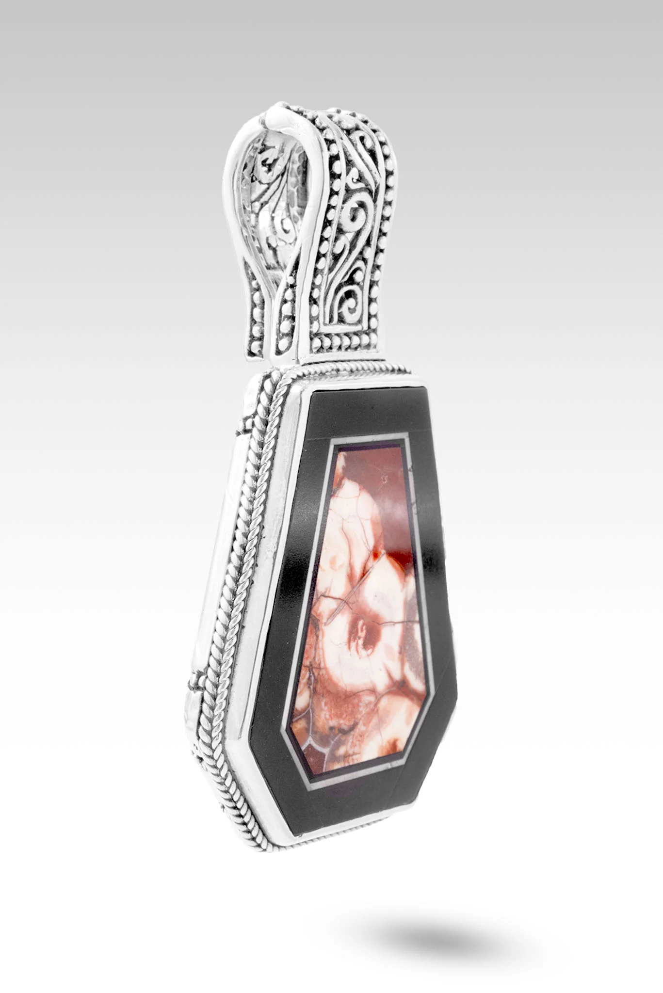 U R Made for Heaven Pendant™ in Bird's Eye Rhyolite - Image 3