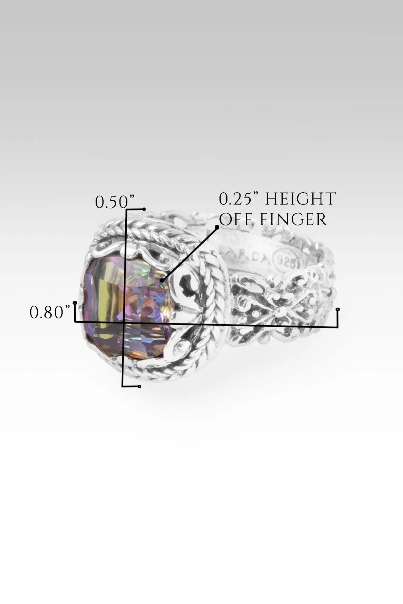 Heavenly Whispers Ring II™ in Northern Lights™ Mystic Quartz - Image 5