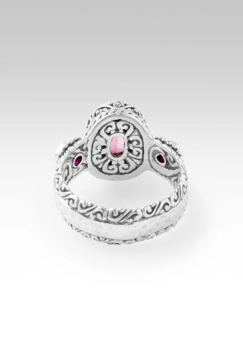 Hello Belief, Goodbye Unbelief Ring™ in Pom Passion™ Mystic Quartz & Red Ruby - Image 6
