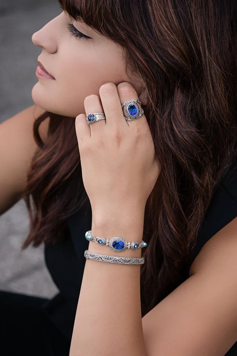Hello Opportunity, Goodbye Negativity Ring II™ in Odyssey Universe™ Mystic Quartz - Image 2