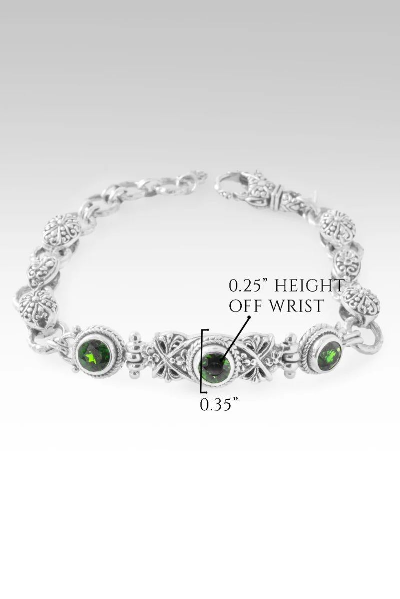 Hope Blossoms Bracelet™ in Chrome Diopside - Image 5