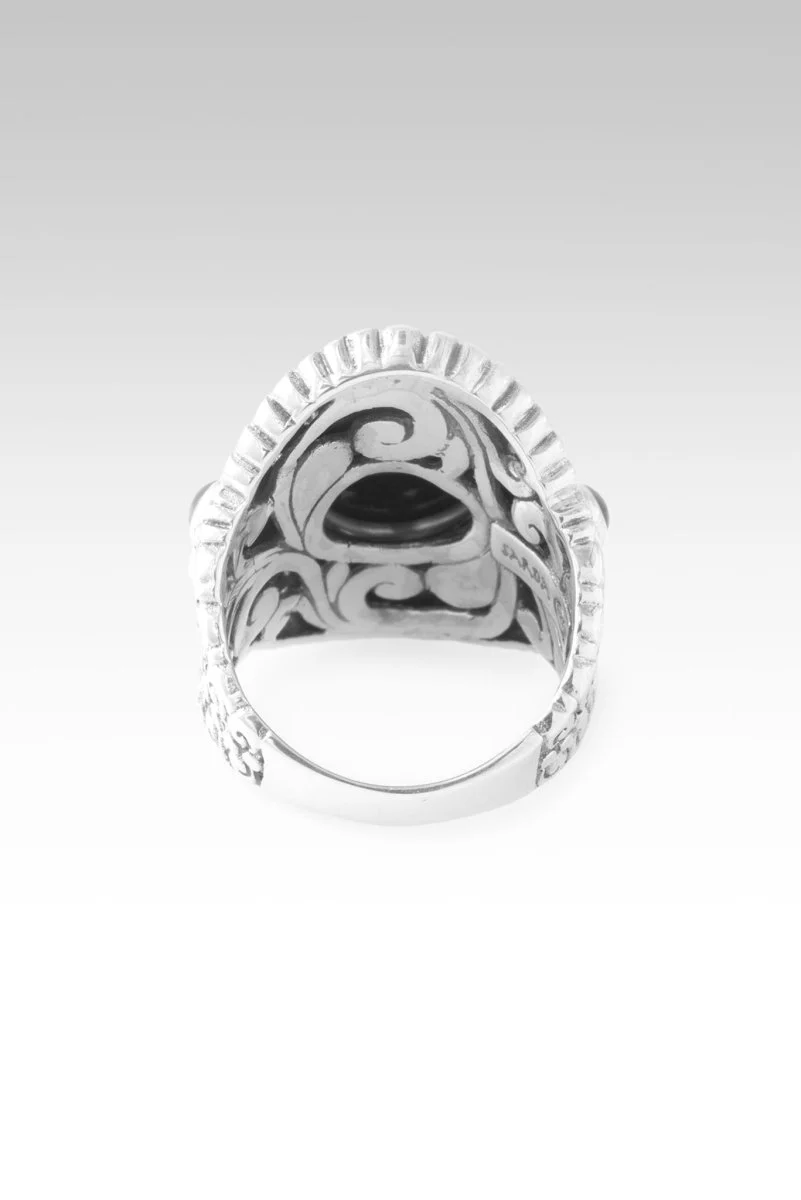 I Am His Treasure Ring™ in Blue Tiger's Eye & Tiger's Eye - Image 5
