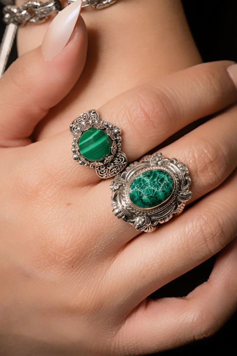 Every Moment Ring™ in Forest Green Indonesian Coral - Image 2