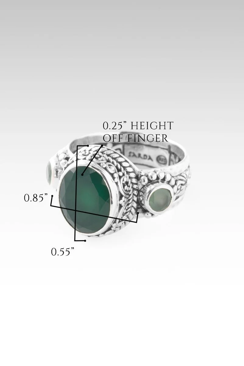 Inspire Others Ring™ in Green Onyx & Green Quartz - Image 5