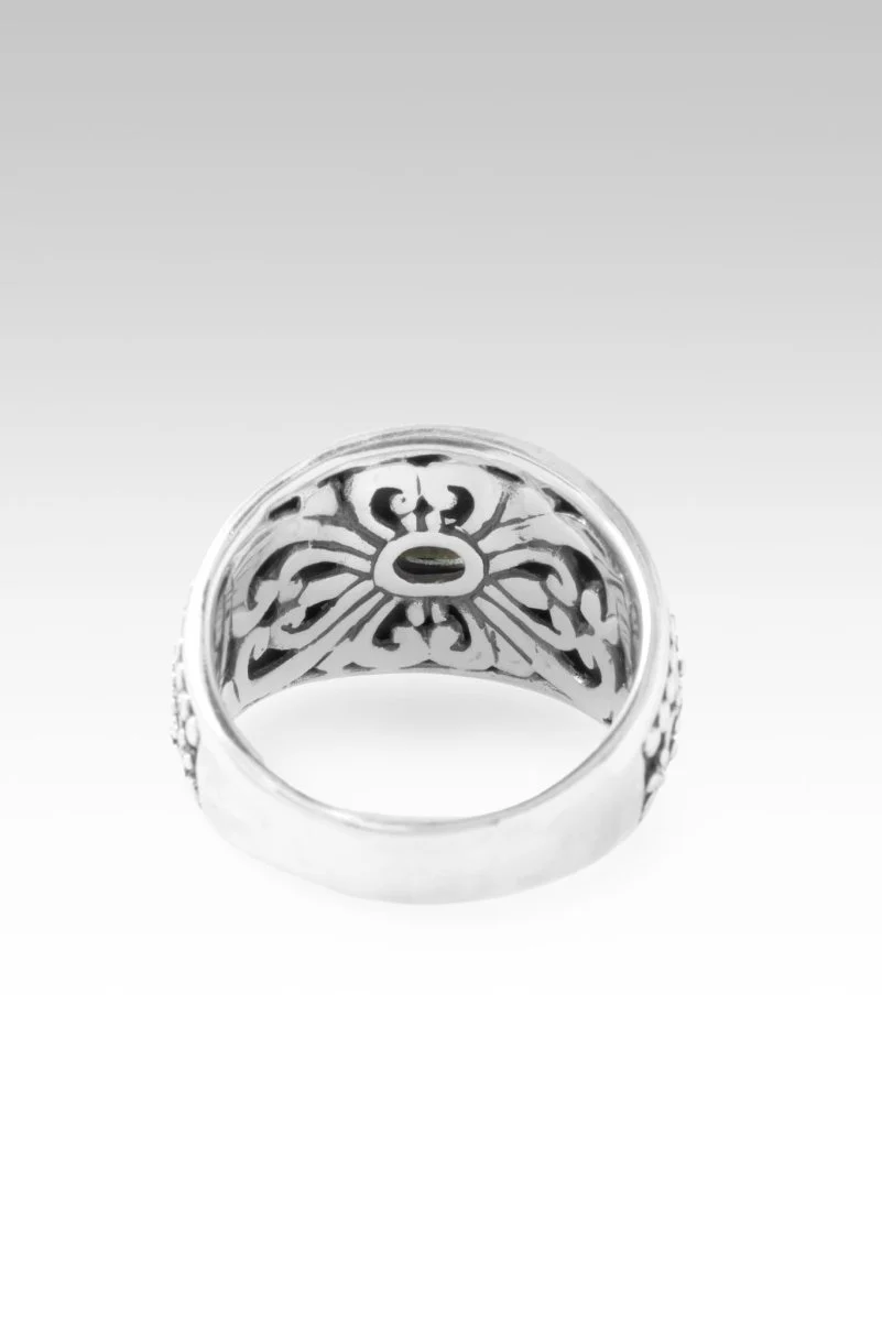 Less Fight, More Peace Ring™ in Chrome Apatite - Image 5