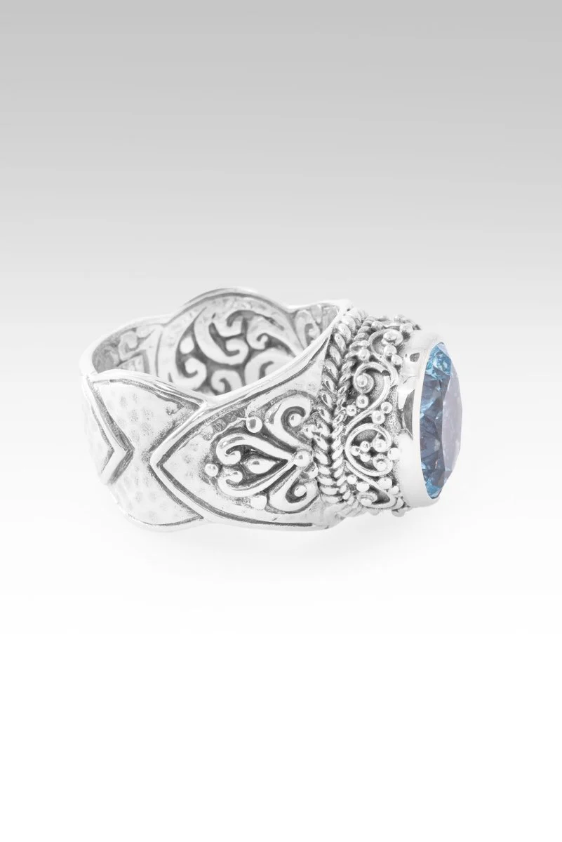 Let Healing Begin Ring™ in Arctic Blue Topaz - Image 2