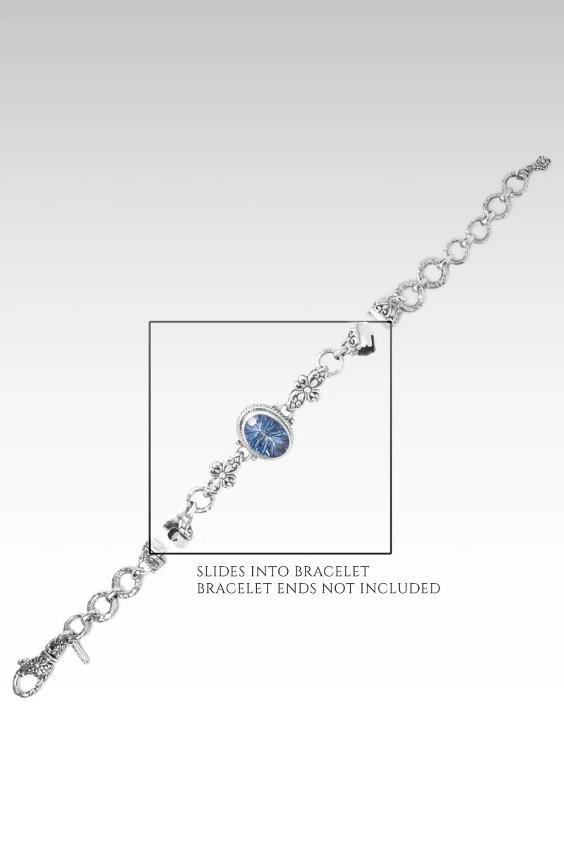 Linked in Love Interchangeable Bracelet Component™ in Perfect Luck™ Mystic Quartz - Image 2