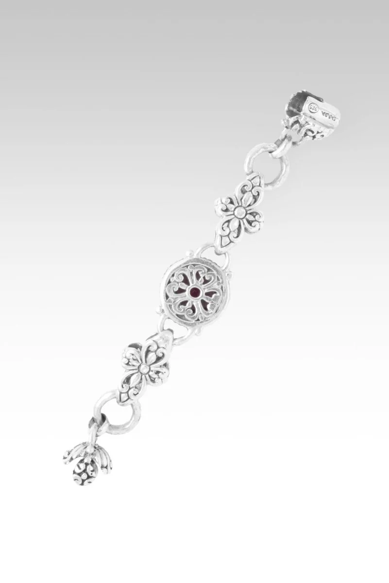 Linked in Love Interchangeable Bracelet Component™ in Red Ruby - Image 5