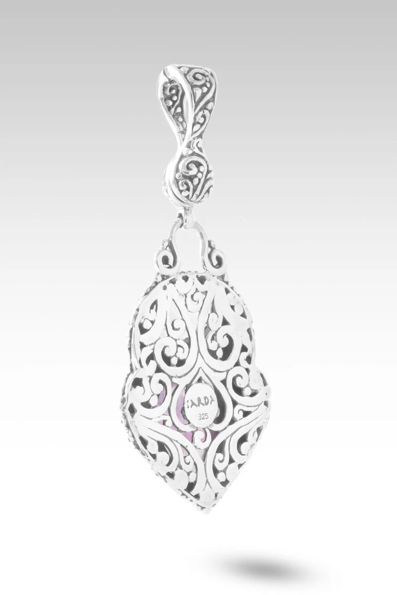 Lord, I Need More Pendant™ in Titanium Drusy & Bluejay Jazz™ Mystic Quartz - Image 3