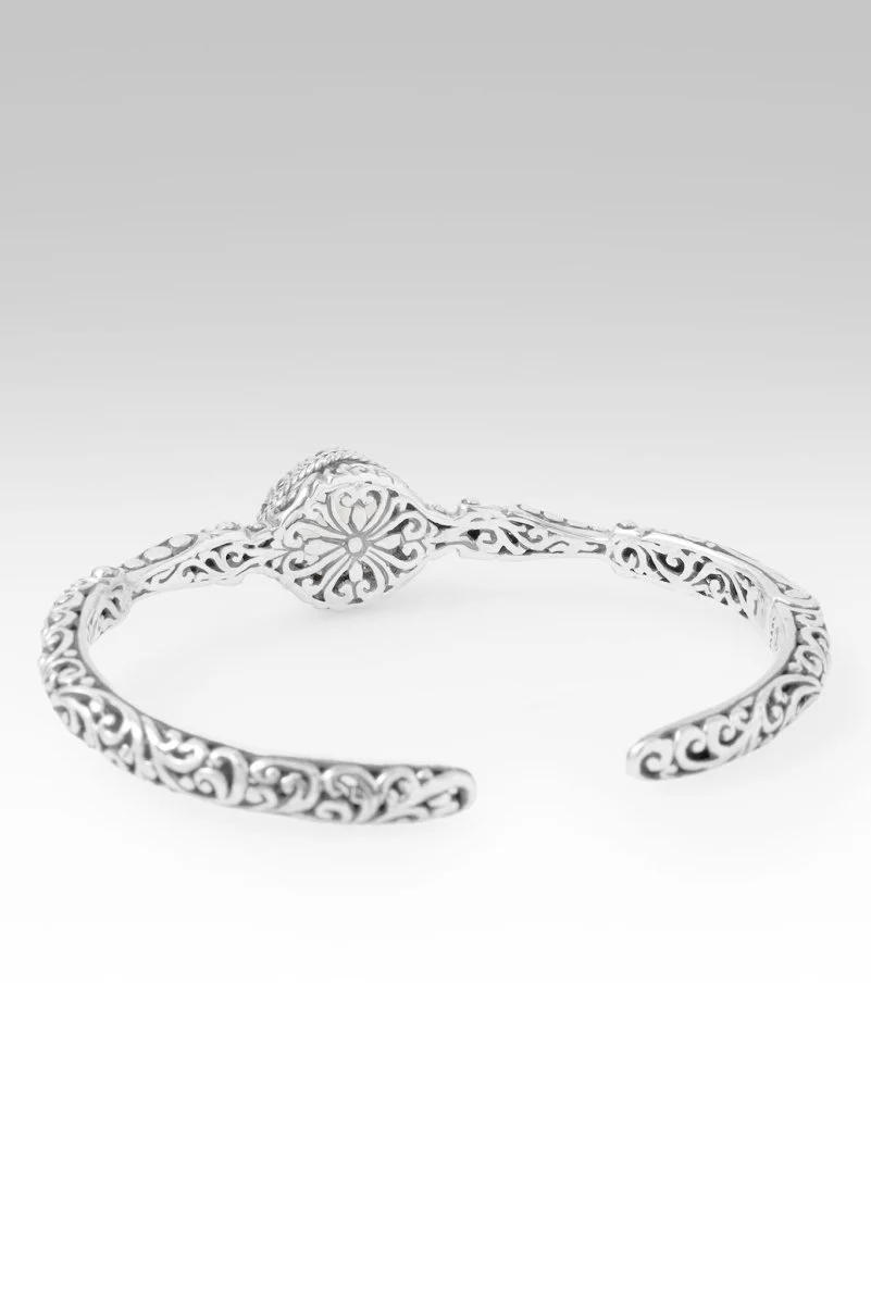 Love One Another Cuff Bracelet II™ in Blue Lab Created Quartz - Image 3
