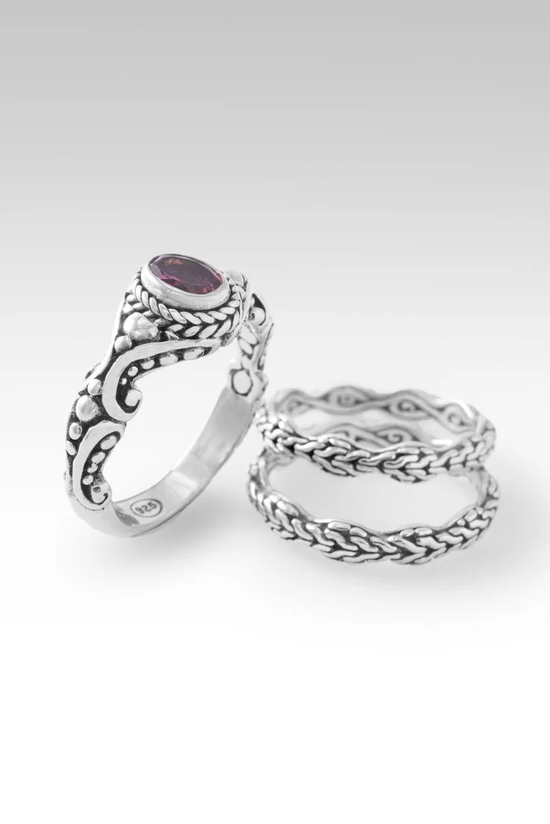 Love One Another Ring II Set of 3™ in Pink Tourmaline - Image 5