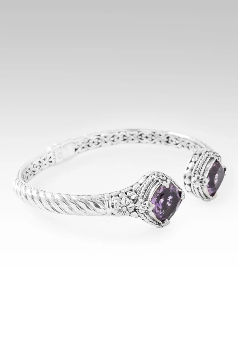 Made A Way Tip-To-Tip Bracelet™ in Rose De France Amethyst - Image 2