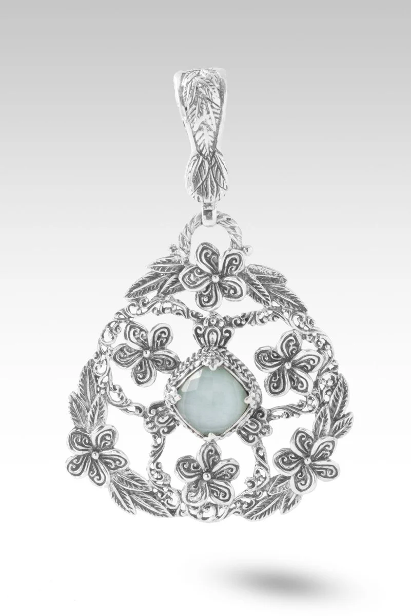 Made Whole Again Pendant™ in Mint Chrysoprase & Quartz